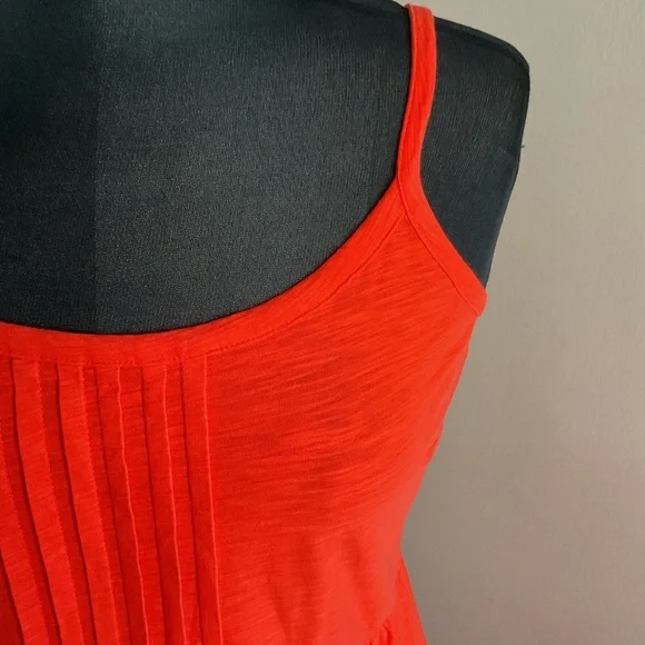 NWT Tommy Bahama Orange Spaghetti Strap Mini Dress Summer Beach Casual Size M - Picture 7 of 10